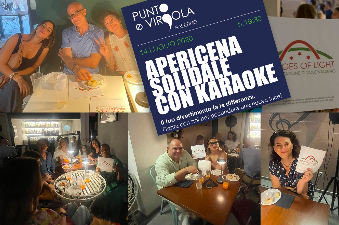 Featured image for “Quando la musica unisce i cuori, il successo dell’apericena solidale a Salerno”